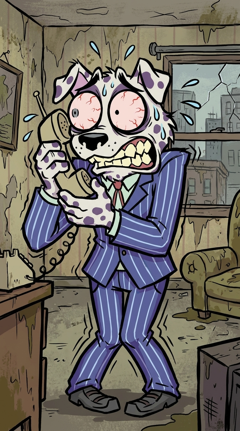 Dalmatian Katt — DK the cartoon rapper